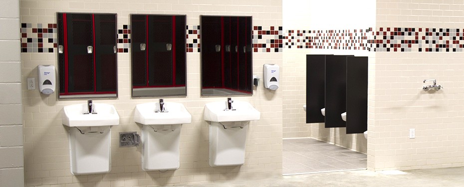 Williamsburg HS Commercial Project School Locker Room Remodel