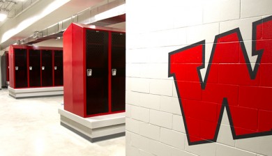 Williamsburg HS Commercial Project Locker Room remodel